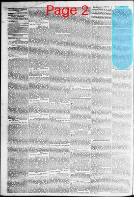 Page thumbnail for Alexandria Gazette