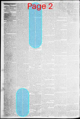 Page thumbnail for Alexandria Gazette