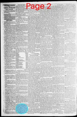 Page thumbnail for Alexandria Gazette