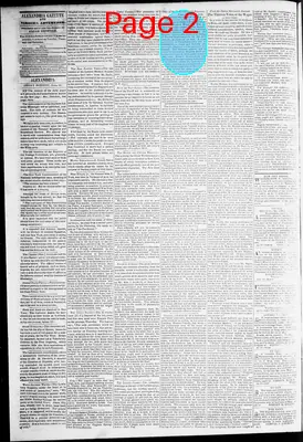 Page thumbnail for Alexandria Gazette