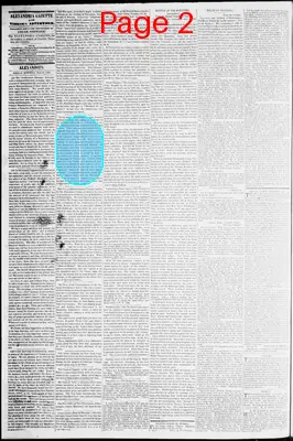 Page thumbnail for Alexandria Gazette