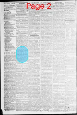 Page thumbnail for Alexandria Gazette