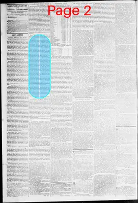 Page thumbnail for Alexandria Gazette