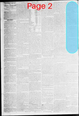 Page thumbnail for Alexandria Gazette