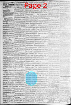 Page thumbnail for Alexandria Gazette