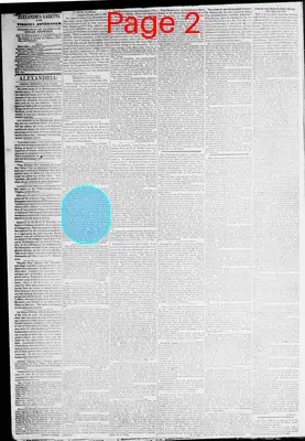 Page thumbnail for Alexandria Gazette