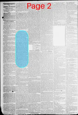 Page thumbnail for Alexandria Gazette