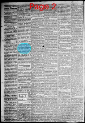 Page thumbnail for Alexandria Gazette