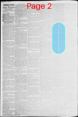 Page thumbnail for Alexandria Gazette