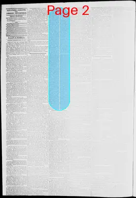Page thumbnail for Alexandria Gazette