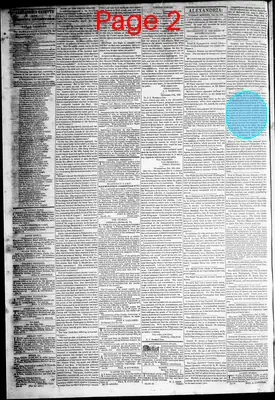 Page thumbnail for Alexandria Gazette