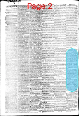Page thumbnail for Alexandria Gazette