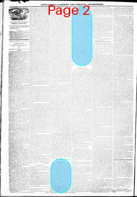 Page thumbnail for Alexandria Gazette