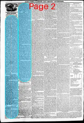 Page thumbnail for Alexandria Gazette