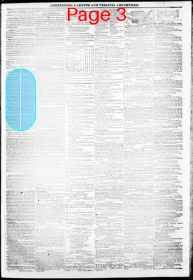 Page thumbnail for Alexandria Gazette