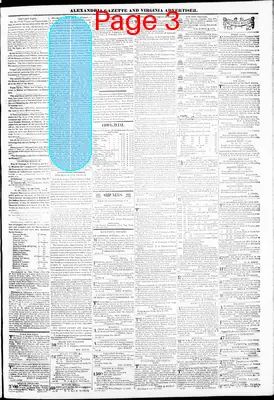 Page thumbnail for Alexandria Gazette