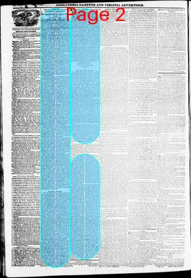 Page thumbnail for Alexandria Gazette