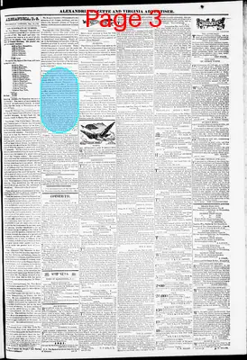 Page thumbnail for Alexandria Gazette
