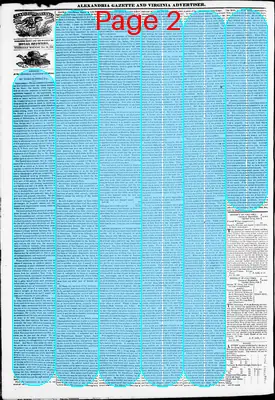 Page thumbnail for Alexandria Gazette