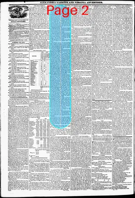Page thumbnail for Alexandria Gazette
