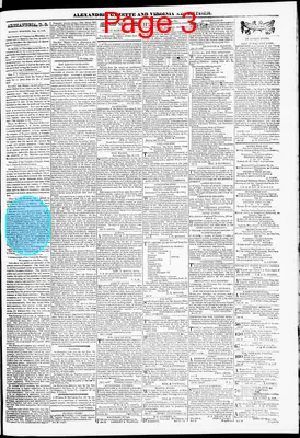 Page thumbnail for Alexandria Gazette