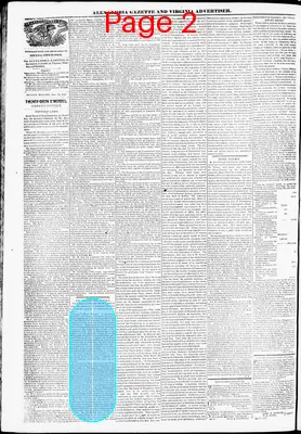 Page thumbnail for Alexandria Gazette