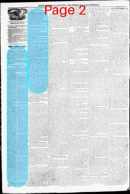 Page thumbnail for Alexandria Gazette
