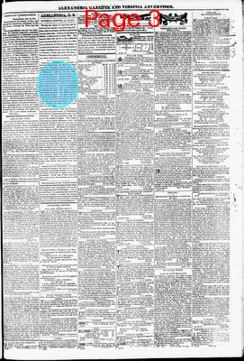 Page thumbnail for Alexandria Gazette