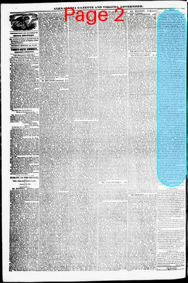 Page thumbnail for Alexandria Gazette