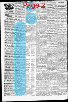 Page thumbnail for Alexandria Gazette