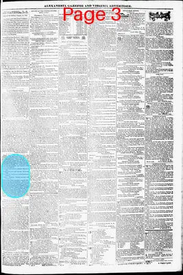 Page thumbnail for Alexandria Gazette