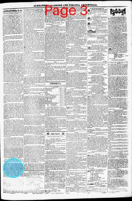 Page thumbnail for Alexandria Gazette