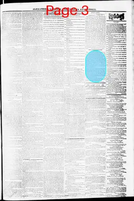 Page thumbnail for Alexandria Gazette