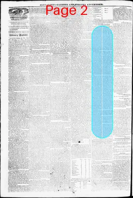 Page thumbnail for Alexandria Gazette