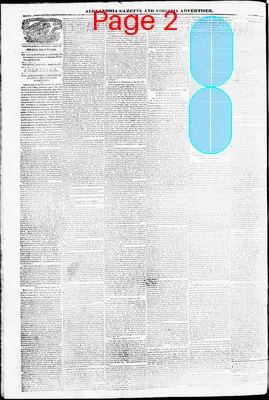 Page thumbnail for Alexandria Gazette