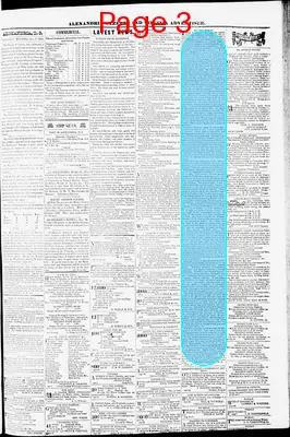 Page thumbnail for Alexandria Gazette