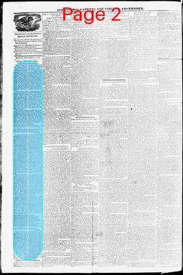 Page thumbnail for Alexandria Gazette