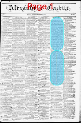 Page thumbnail for Alexandria Gazette