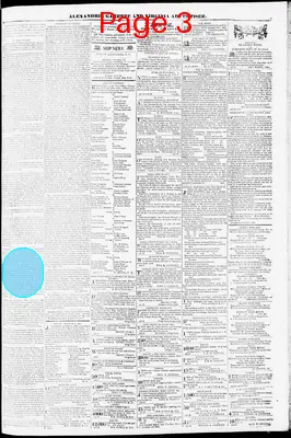 Page thumbnail for Alexandria Gazette
