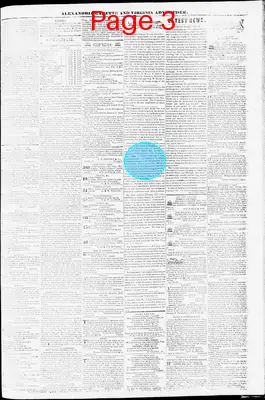 Page thumbnail for Alexandria Gazette