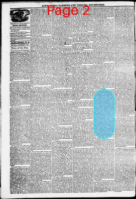 Page thumbnail for Alexandria Gazette