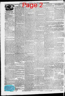 Page thumbnail for Alexandria Gazette