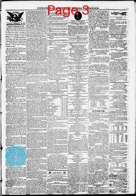 Page thumbnail for Alexandria Gazette