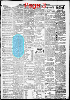 Page thumbnail for Alexandria Gazette