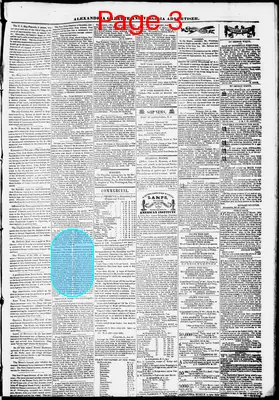 Page thumbnail for Alexandria Gazette