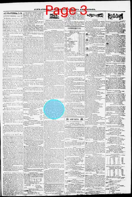 Page thumbnail for Alexandria Gazette