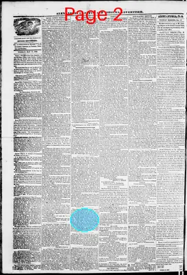 Page thumbnail for Alexandria Gazette