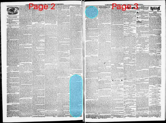 Page thumbnail for Alexandria Gazette