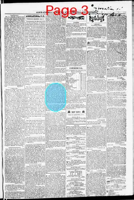 Page thumbnail for Alexandria Gazette