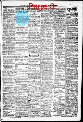 Page thumbnail for Alexandria Gazette